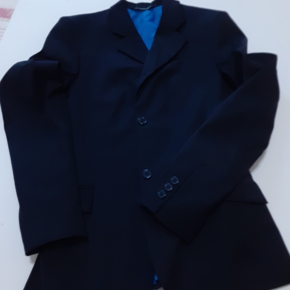 DEVON-AIRE FINE RIDING ATTIRE Nvy Wool Blend Riding Jacket Size 08R - Picture 14 of 14